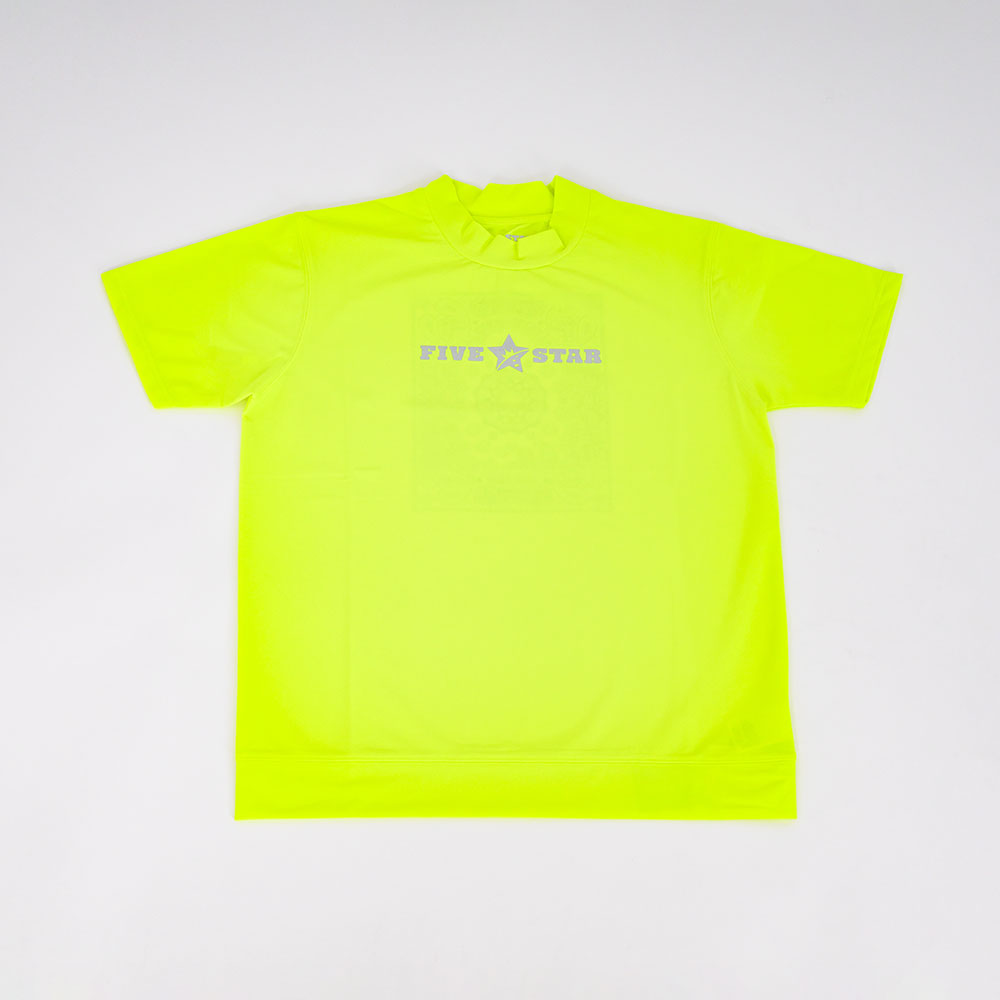 バック スクエア ペイズリー モックネック YE