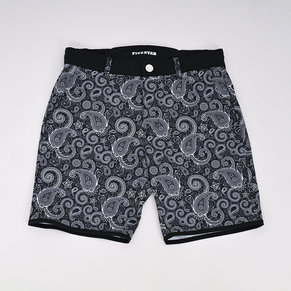 グラフィック ペイズリー ショートパンツ