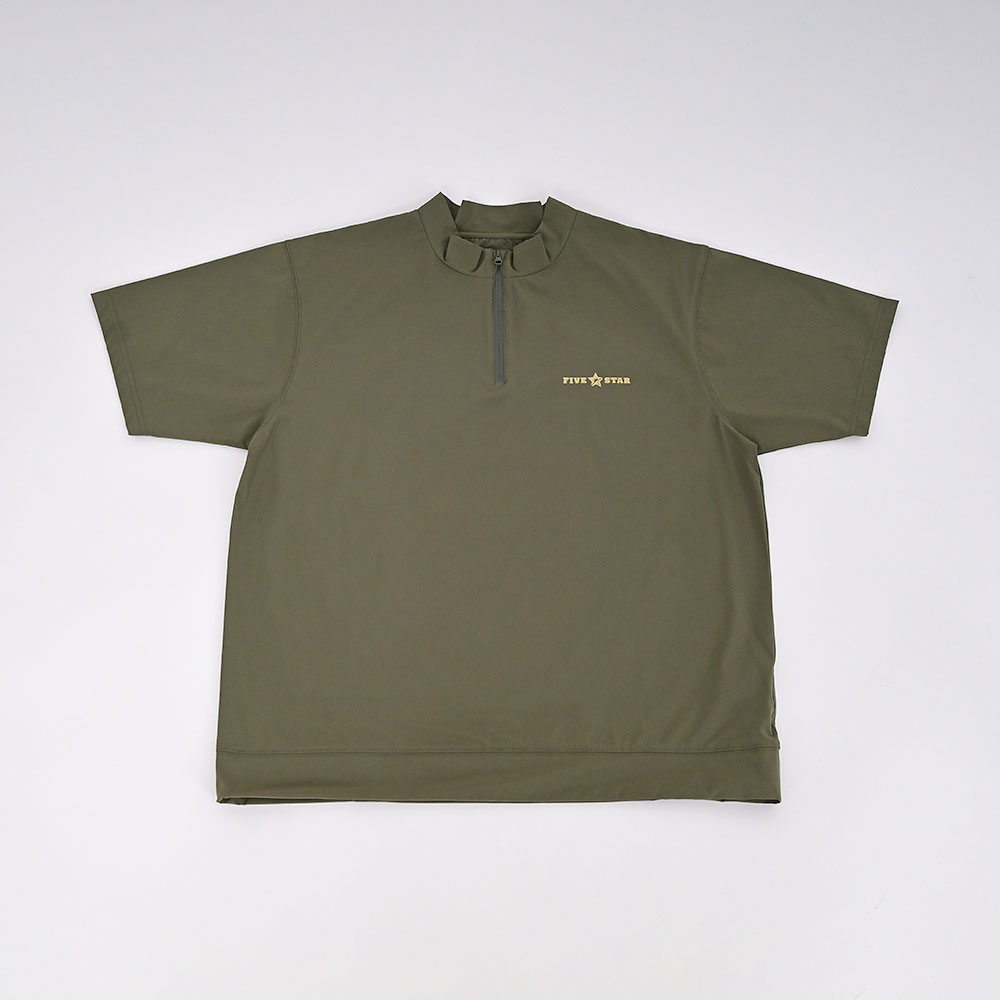 モードテック ハーフジップ モックネック KH