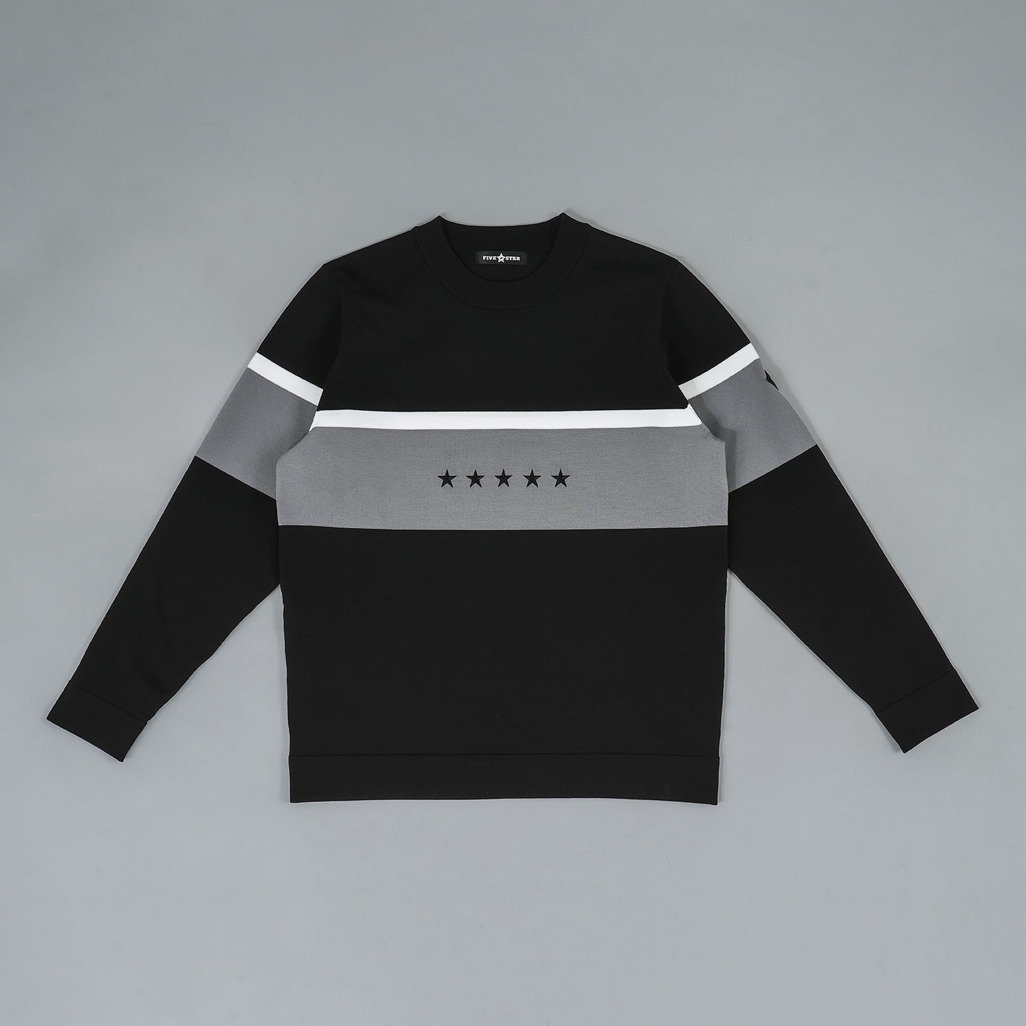 ダブルラインスターニット