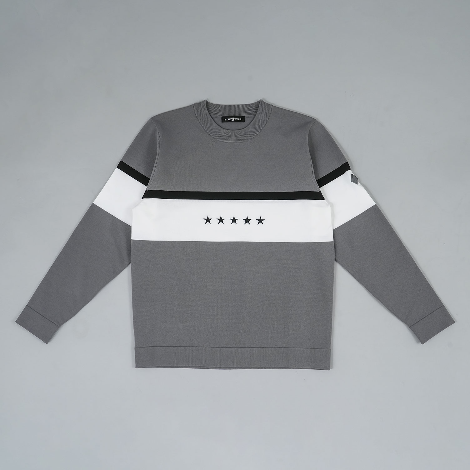 ダブルラインスターニット